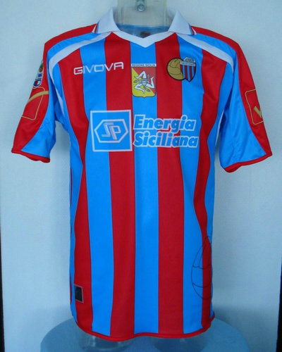 maillots calcio catane domicile 2010-2012 rétro