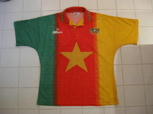 maillots cameroun domicile 1994-1995 rétro