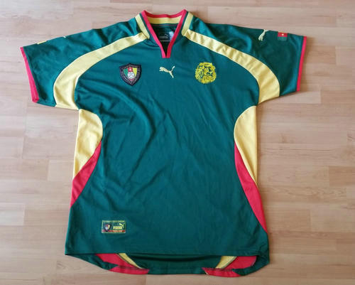 maillots cameroun domicile 2000 rétro