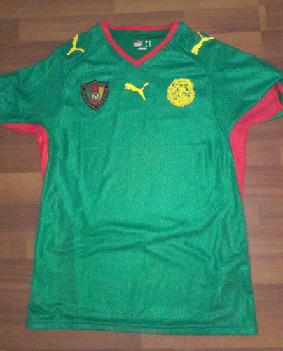 maillots cameroun domicile 2002 rétro