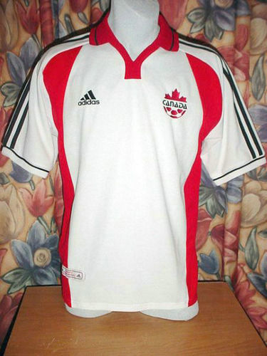 maillots canada exterieur 2001-2002 rétro