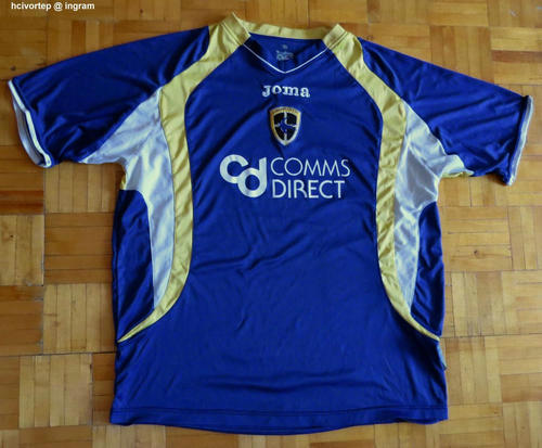 maillots cardiff city domicile 2007-2008 rétro