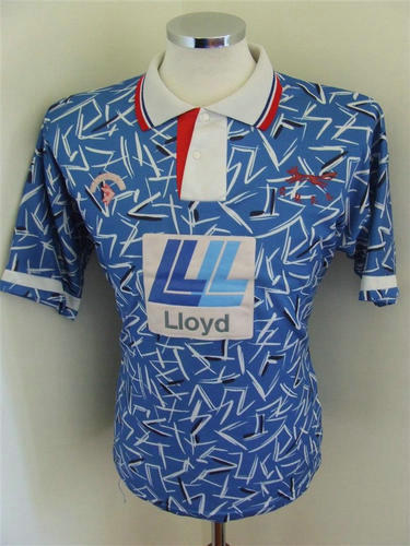 maillots carlisle united fc domicile 1992-1993 rétro