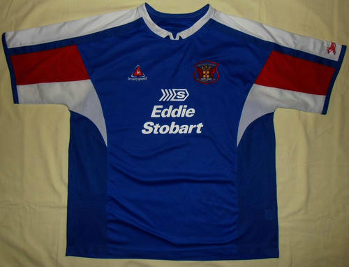 maillots carlisle united fc domicile 2005-2007 rétro