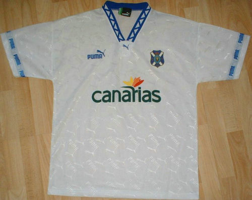 maillots cd tenerife domicile 1995-1996 rétro