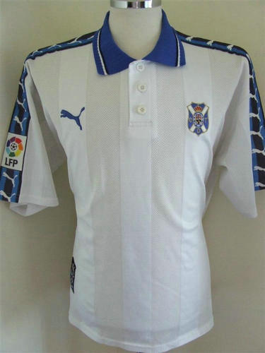 maillots cd tenerife domicile 1998-1999 rétro