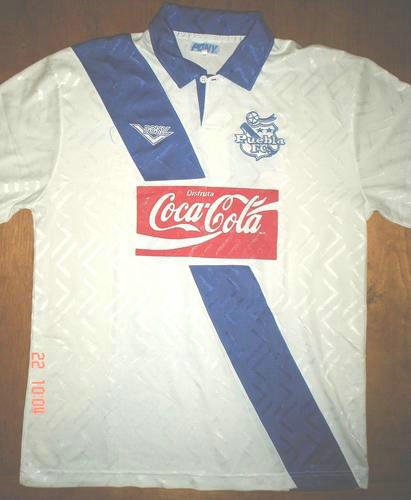 maillots cf puebla domicile 1992 rétro