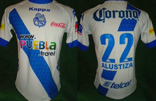 maillots cf puebla domicile 2014 rétro