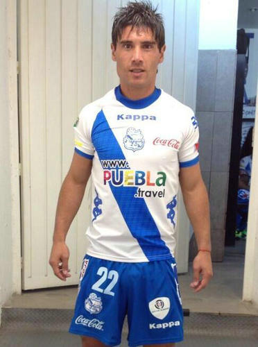 maillots cf puebla domicile 2014 rétro