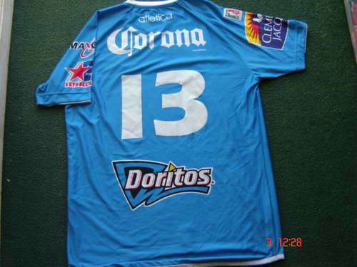 maillots cf puebla exterieur 2007-2008 rétro