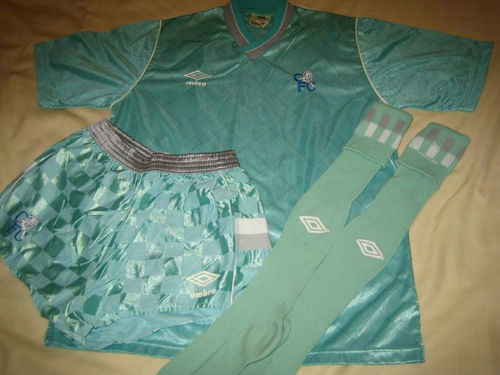 maillots chelsea fc exterieur 1988-1990 rétro