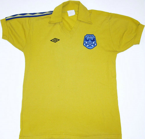 maillots chester city exterieur 1977-1978 rétro