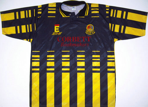 maillots chester city exterieur 1994-1995 rétro