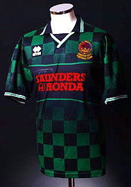 maillots chester city exterieur 1997-1998 rétro