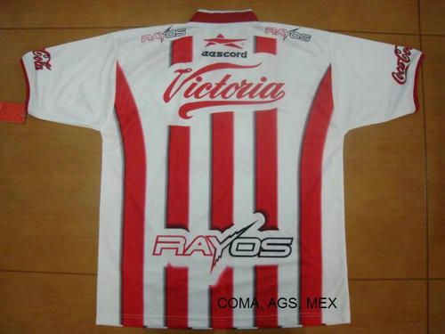 maillots club necaxa domicile 2000 rétro