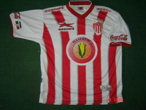 maillots club necaxa domicile 2001 rétro