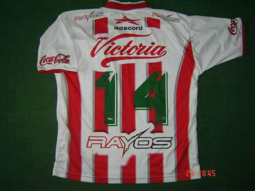 maillots club necaxa domicile 2001 rétro