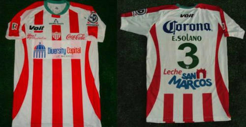 maillots club necaxa domicile 2009 rétro