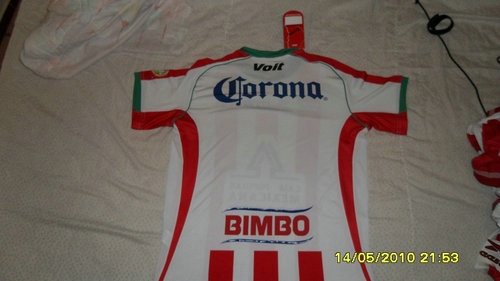 maillots club necaxa domicile 2010 rétro