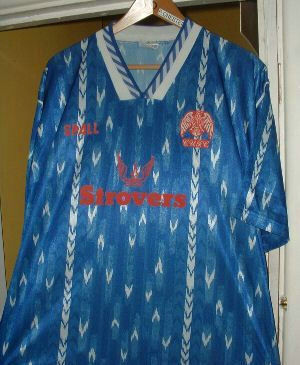 maillots colchester united domicile 1992-1994 rétro