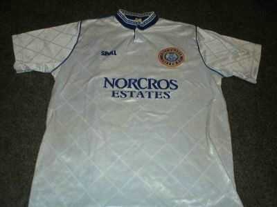 maillots colchester united exterieur 1989-1990 rétro