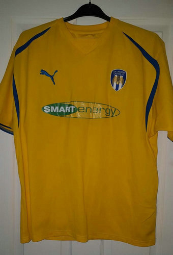 maillots colchester united exterieur 2008-2009 rétro