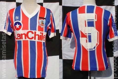 maillots colo-colo exterieur 1986 rétro