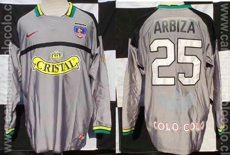 maillots colo-colo gardien 1998 rétro