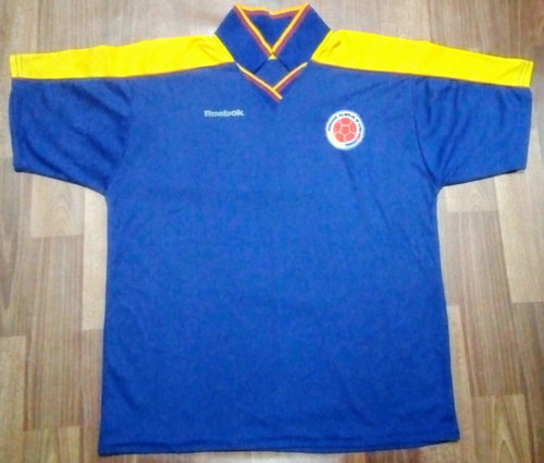 maillots colombie exterieur 1998-2001 rétro