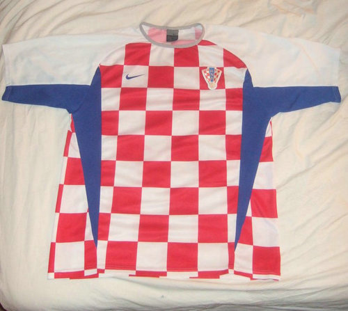 maillots croatie domicile 2002-2004 rétro