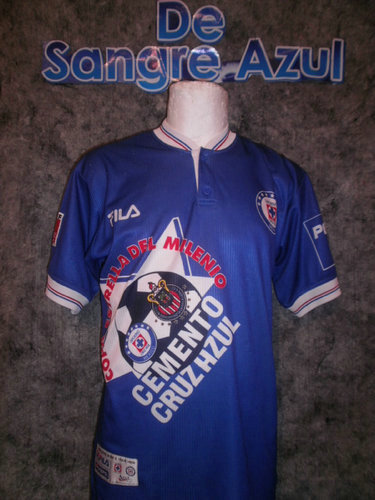 maillots cruz azul réplique 1999 rétro