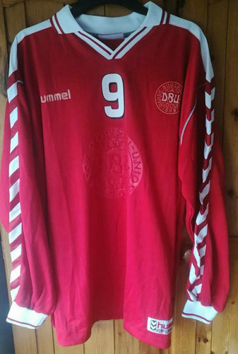 maillots danemark domicile 1998-2000 rétro