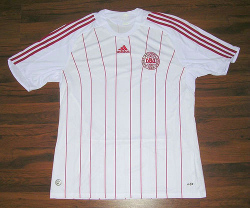 maillots danemark exterieur 2008-2009 rétro