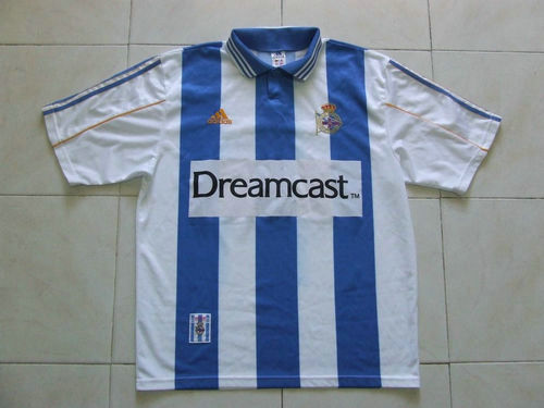 maillots deportivo la corogne domicile 2000-2001 pas cher