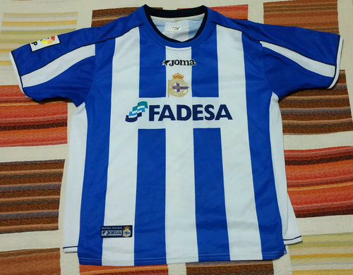 maillots deportivo la corogne domicile 2002-2003 pas cher