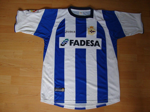 maillots deportivo la corogne domicile 2004-2005 pas cher