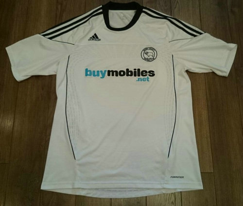 maillots derby county fc domicile 2010-2011 rétro