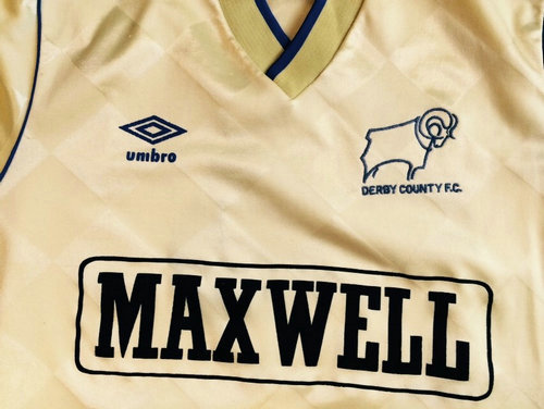 maillots derby county fc third 1987-1989 pas cher