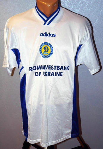 maillots dynamo kiev domicile 1996 rétro