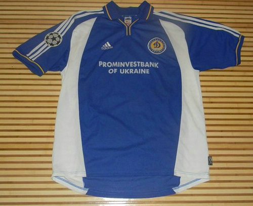 maillots dynamo kiev exterieur 1999-2001 rétro