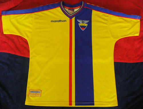 maillots équateur domicile 1998-2001 rétro