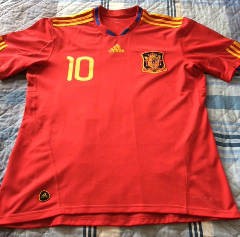 maillots espagne domicile 2010-2011 rétro