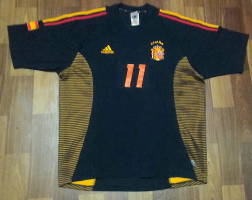 maillots espagne third 2002 rétro