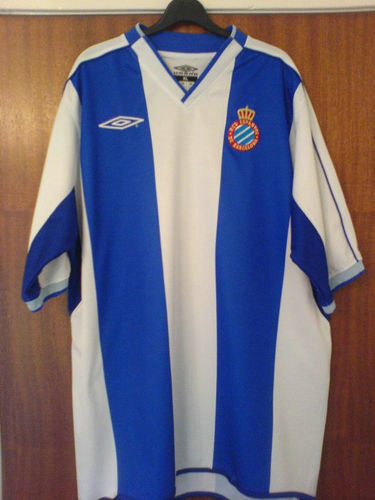 maillots espanyol barcelone domicile 2003-2004 rétro