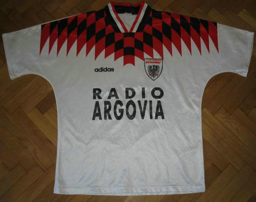 maillots fc aarau domicile 1994-1995 rétro