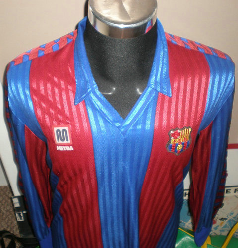 maillots fc barcelone domicile 1989-1992 rétro