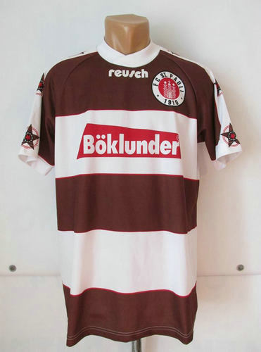 maillots fc sankt pauli domicile 1995-1996 rétro