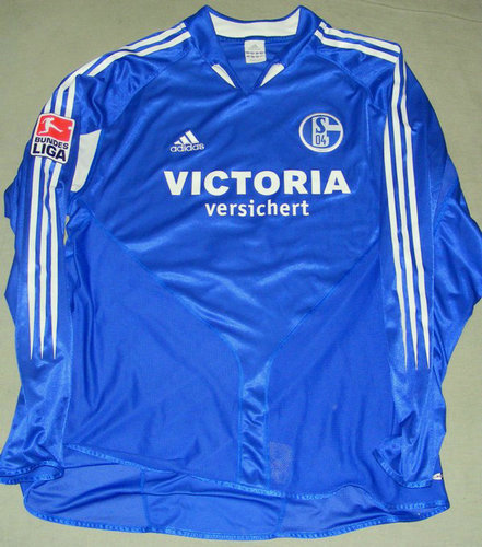 maillots fc schalke 04 domicile 2003-2004 pas cher