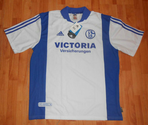 maillots fc schalke 04 exterieur 2001-2002 pas cher