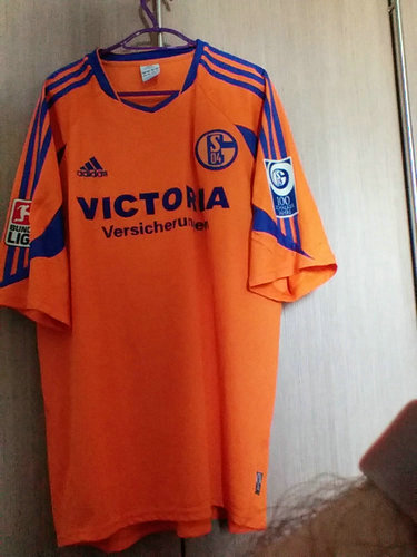 maillots fc schalke 04 exterieur 2005-2006 pas cher